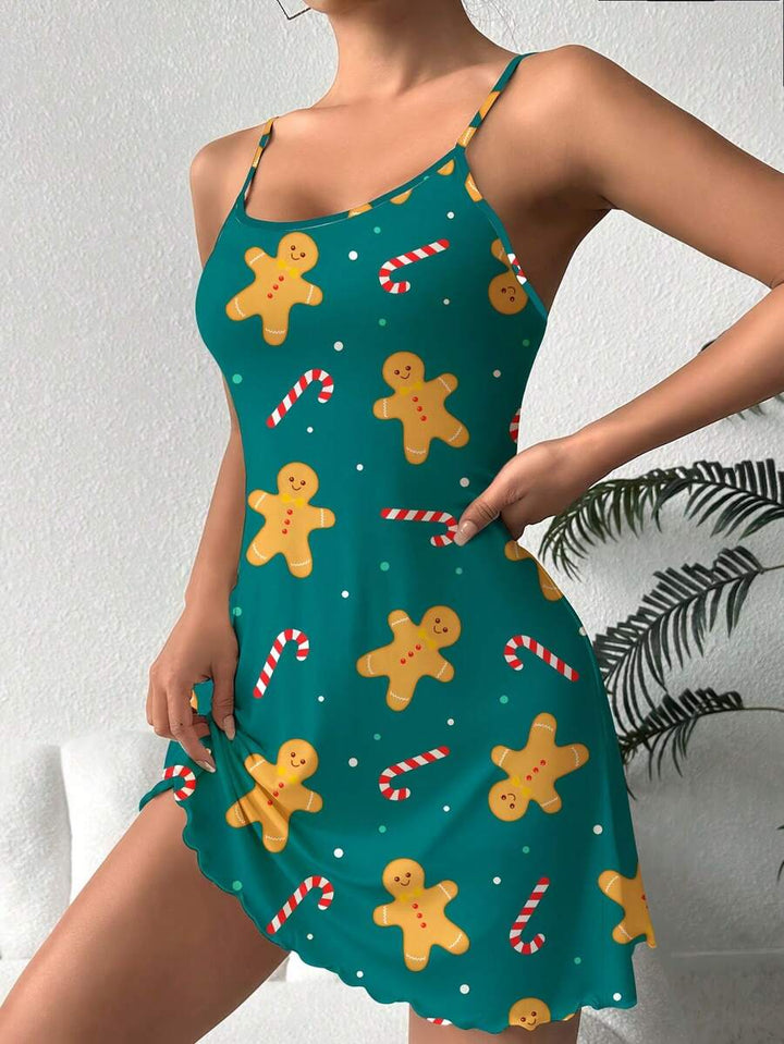 Rochie de noapte SHEIN, verde