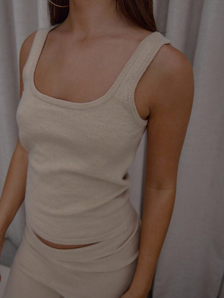 Top SHEIN, bej