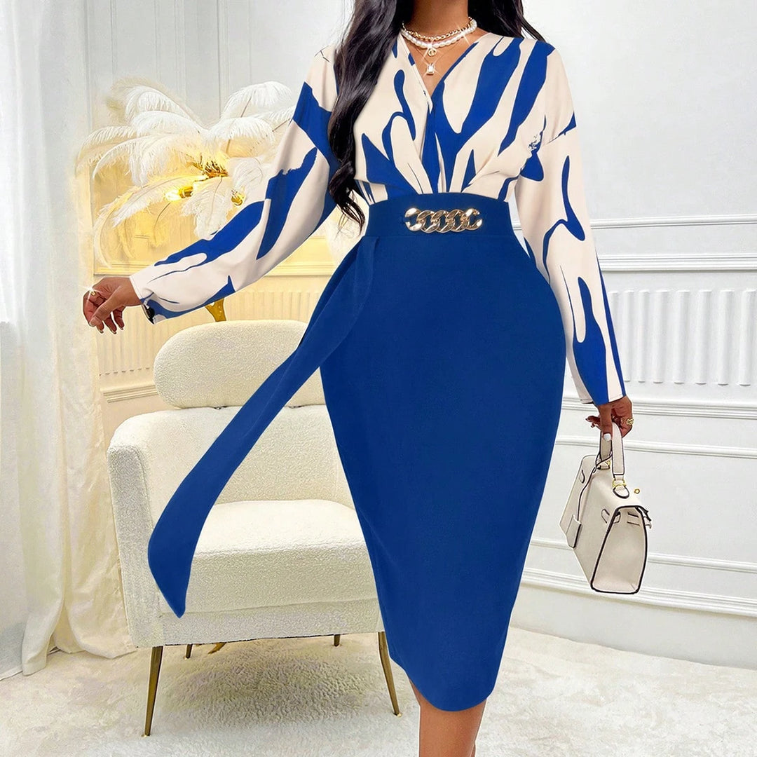 Rochie midi SHEIN, mix culori