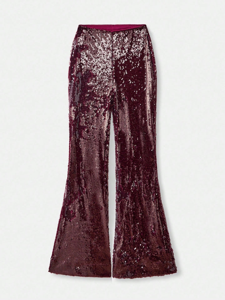 Pantaloni SHEIN, vișiniu