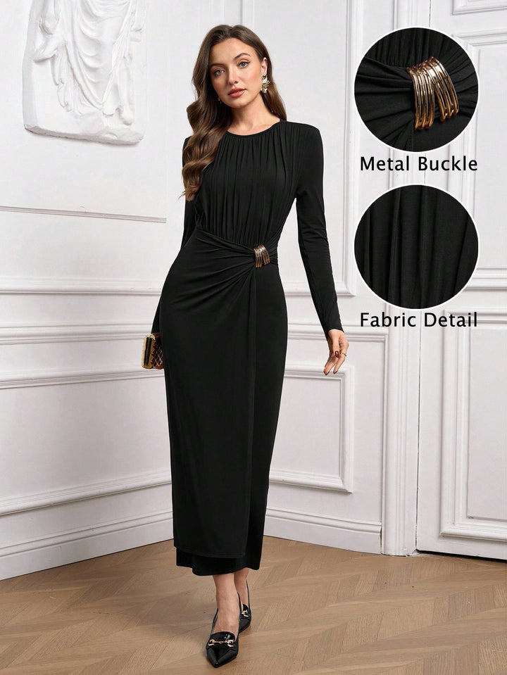 Rochie maxi SHEIN, negru