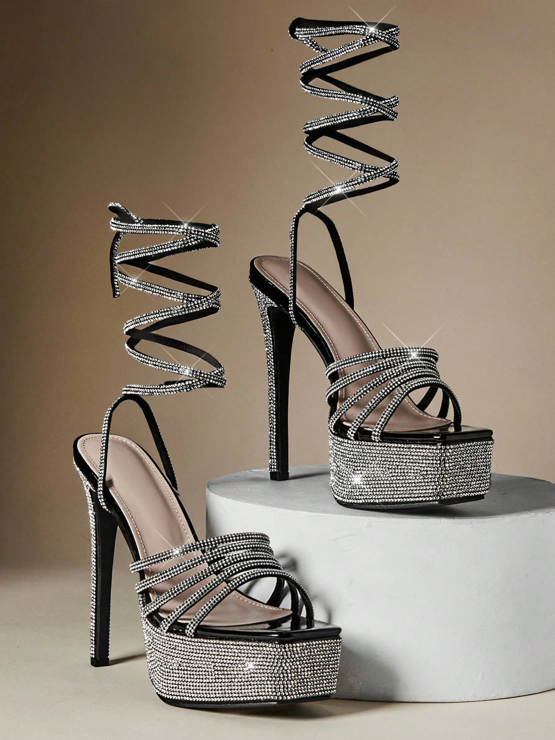 Sandale SHEIN, negru