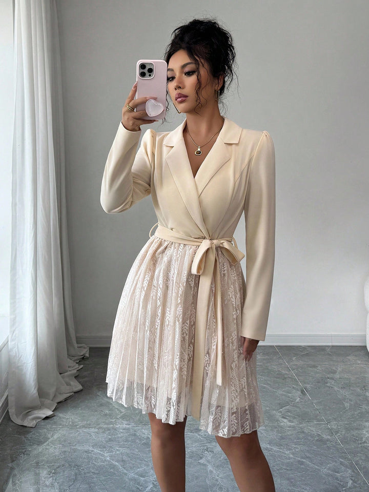 Rochie mini SHEIN, crem