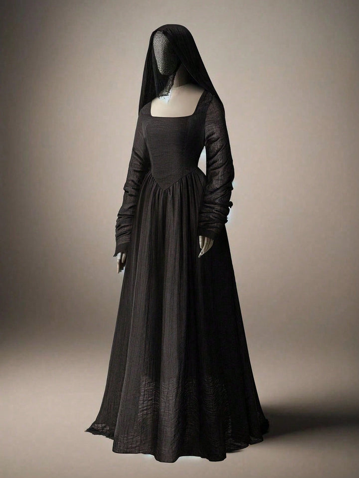 Rochie maxi SHEIN, negru
