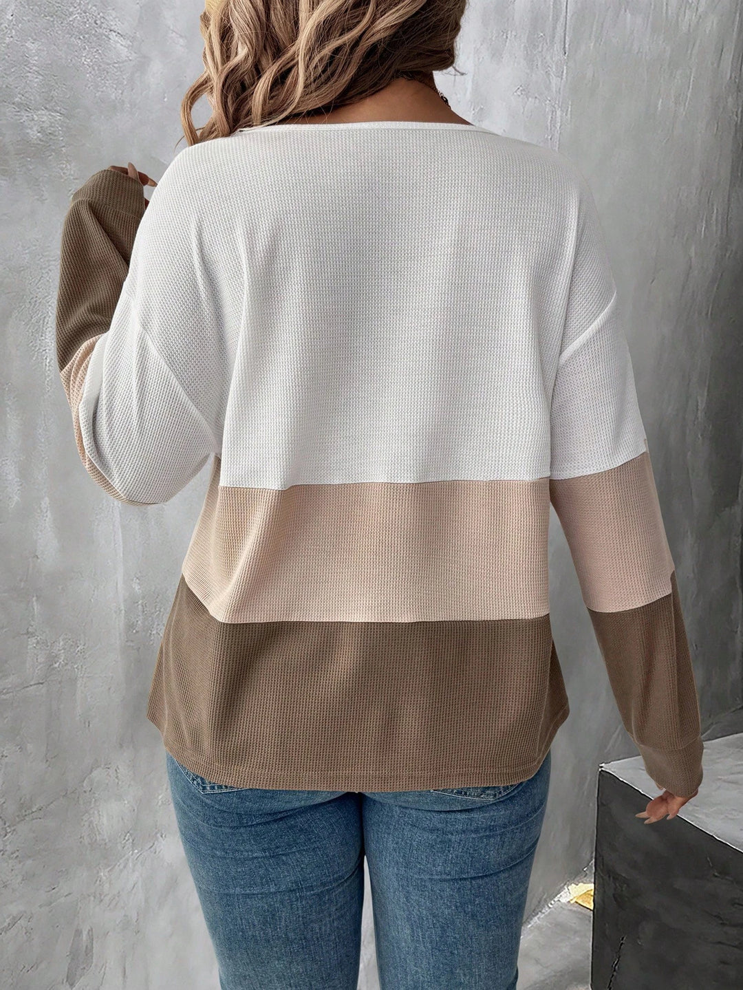 Bluză Shein Curve+, mix culori