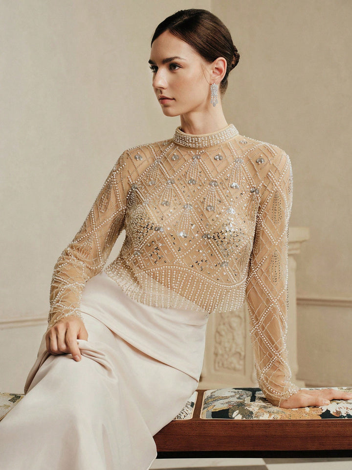 Top SHEIN, portocaliu