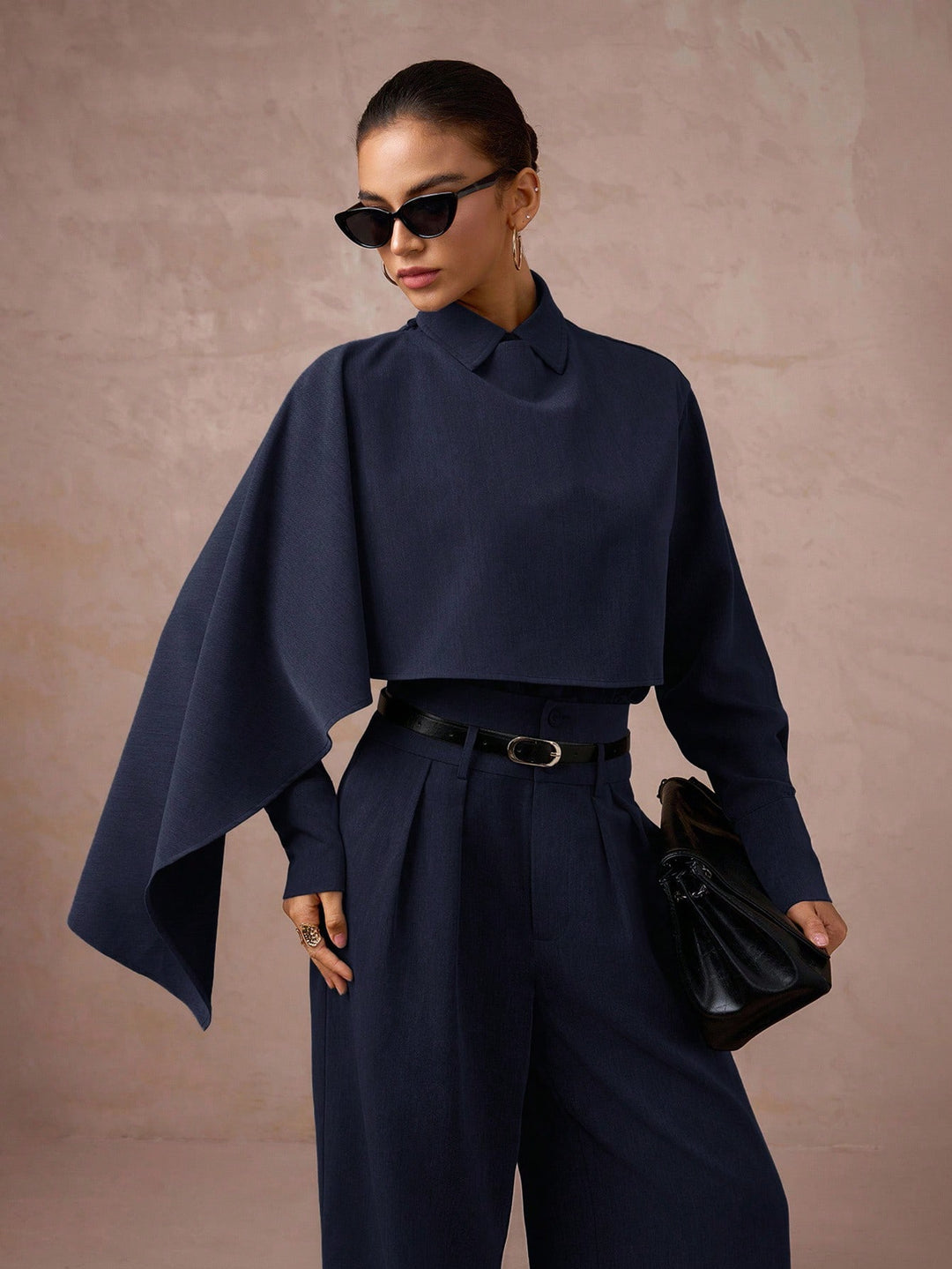 Costum SHEIN, albastru