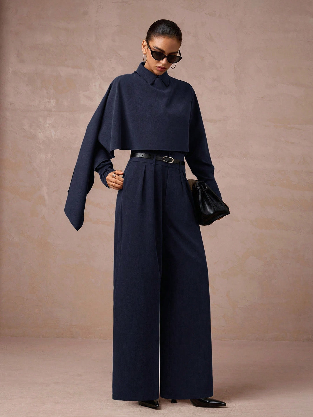 Costum SHEIN, albastru