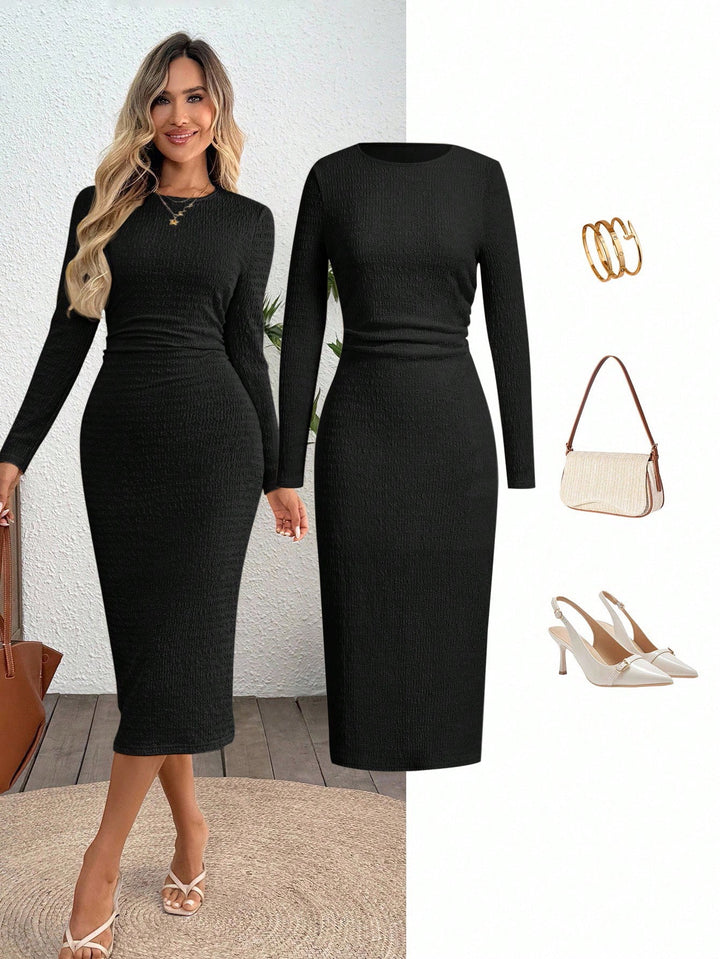 Rochie maxi SHEIN, negru