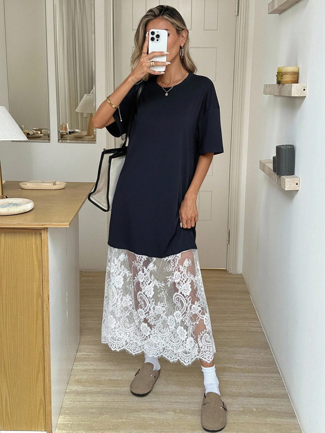 Rochie maxi Shein, mix culori