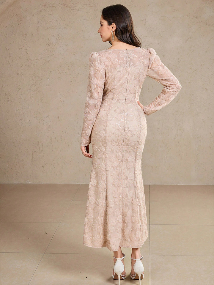 Rochie midi SHEIN, kaki