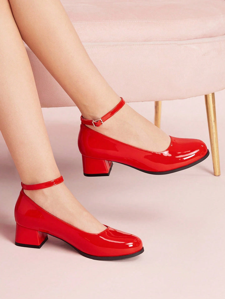 Pantofi cu toc SHEIN, negru