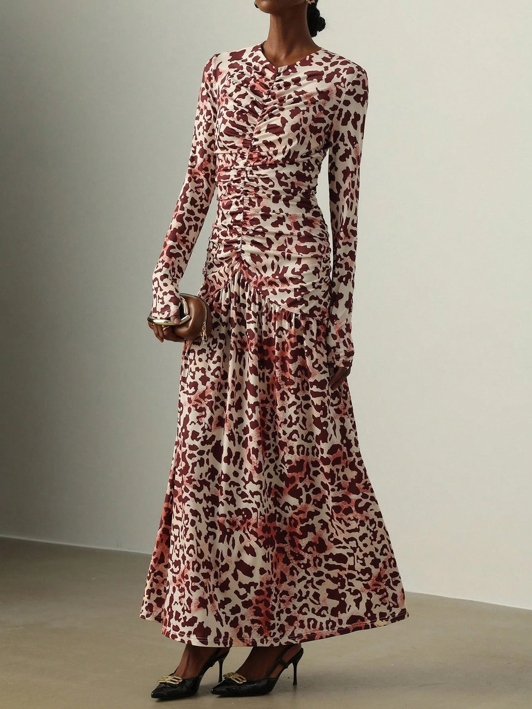 Rochie maxi Shein, mix culori