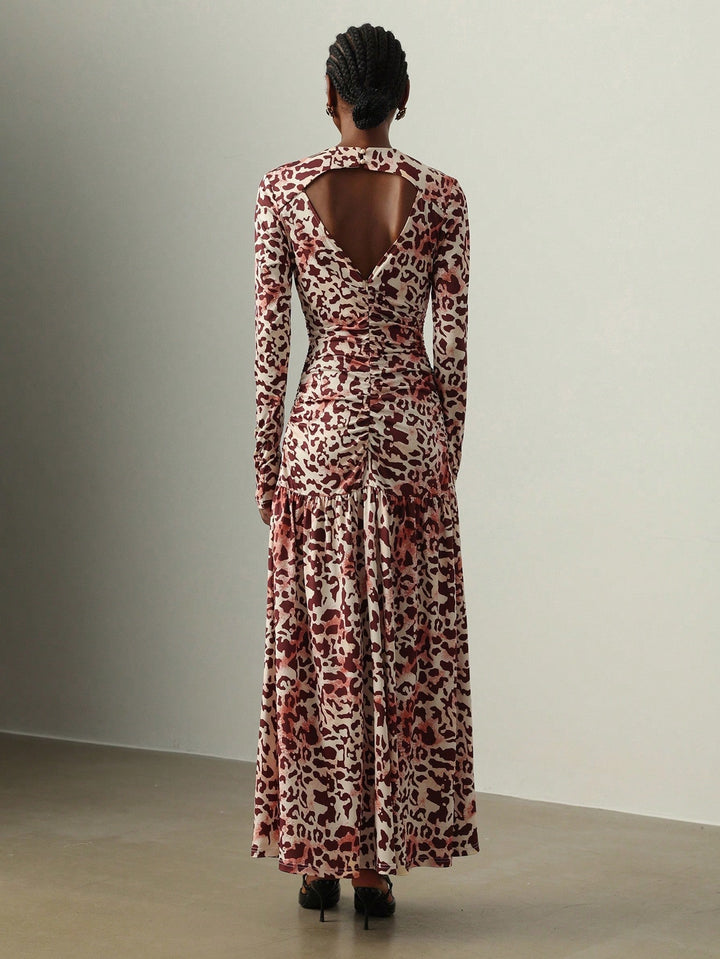 Rochie maxi Shein, mix culori