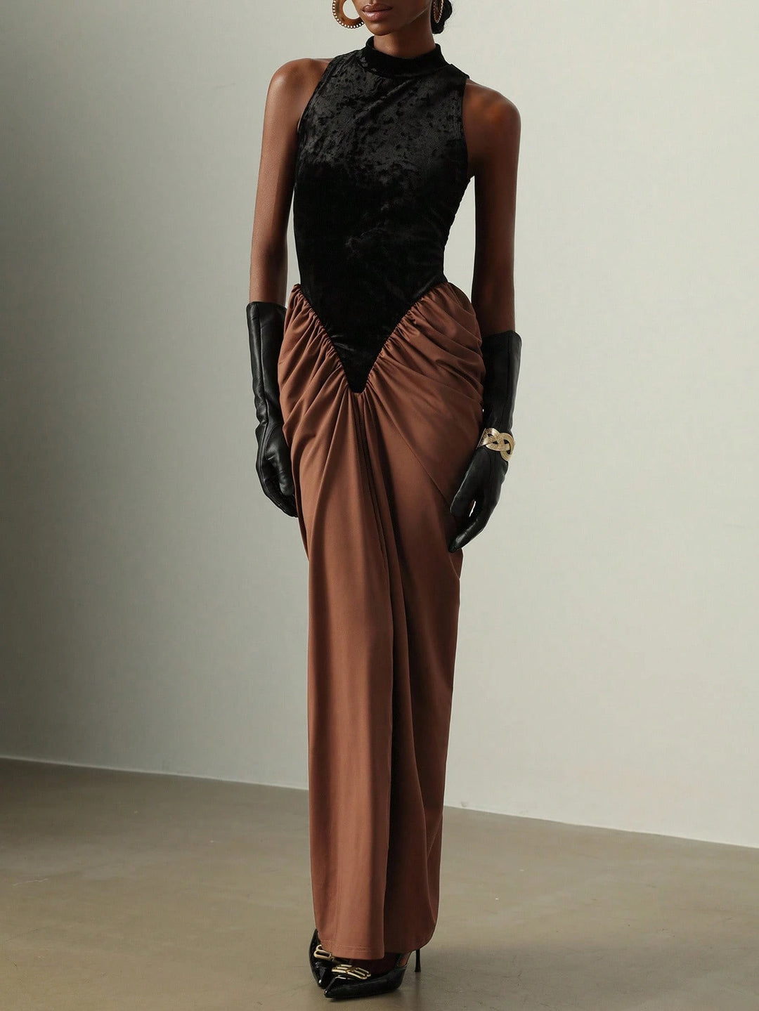Rochie maxi SHEIN, mix culori