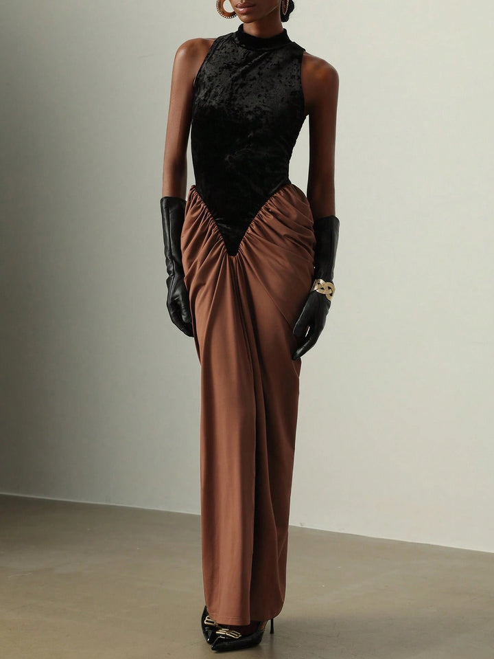 Rochie maxi SHEIN, mix culori