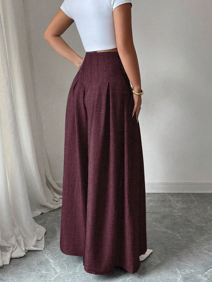 Pantaloni SHEIN, vișiniu