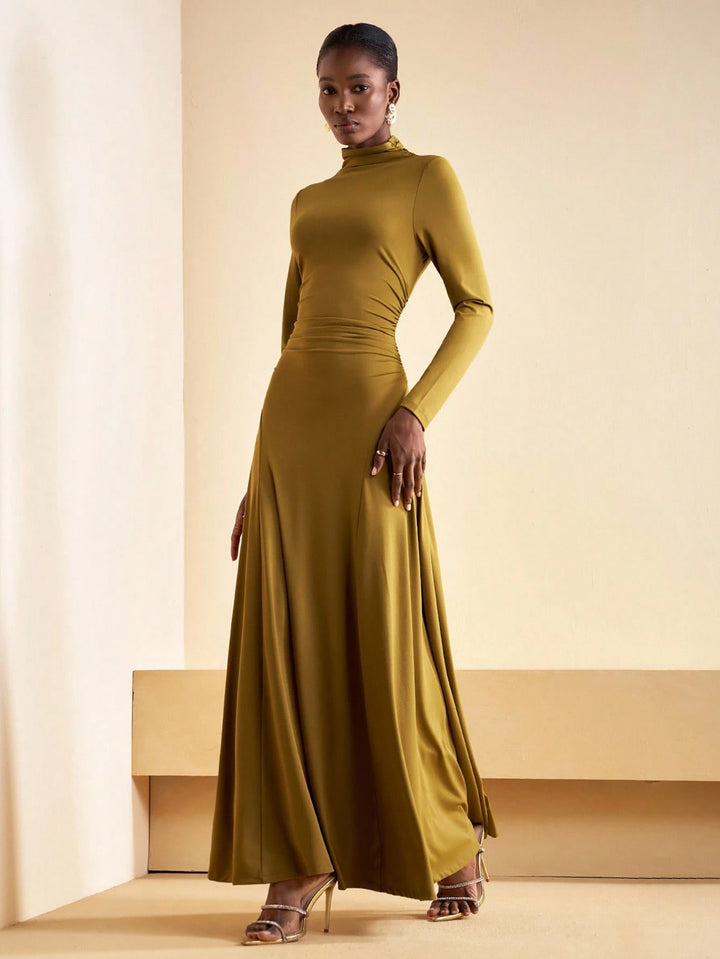 Rochie maxi SHEIN, kaki