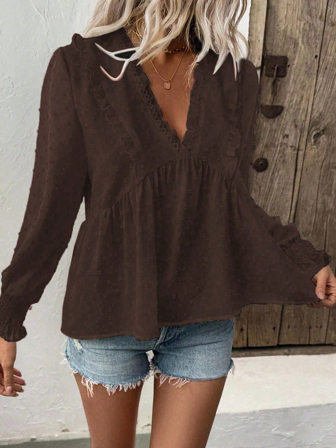 Bluza SHEIN, maro