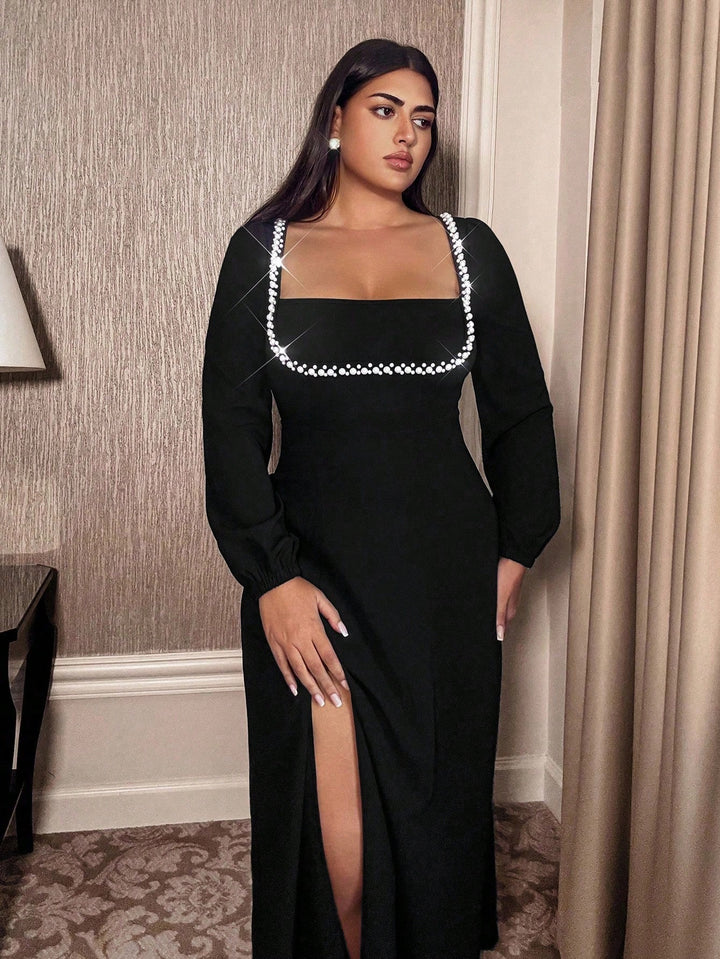 Rochie maxi SHEIN, negru