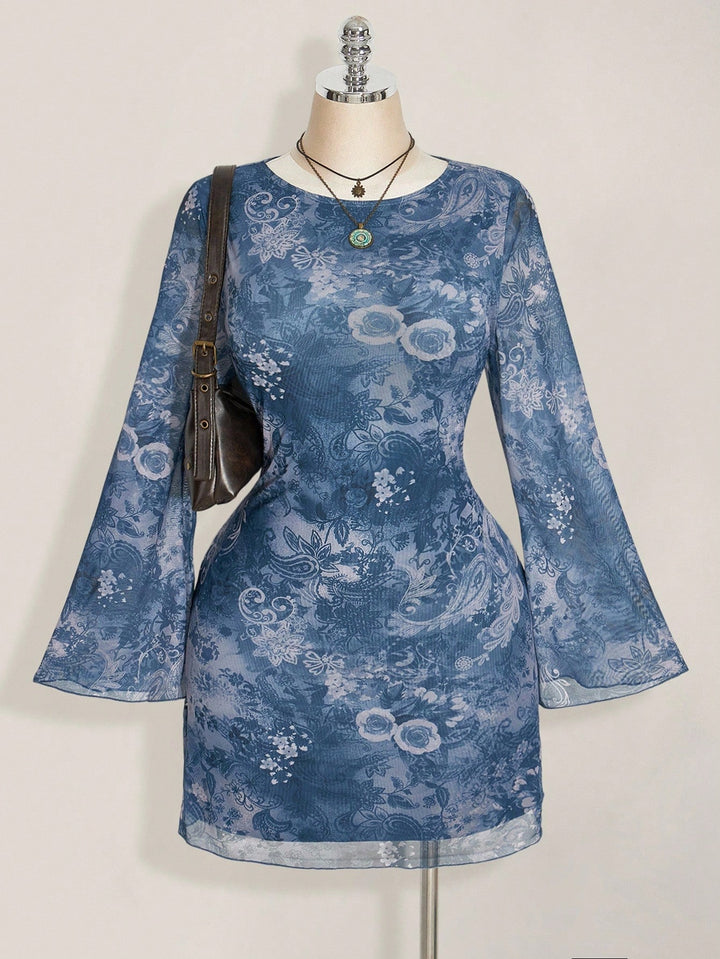 Rochie mini SHEIN, albastru