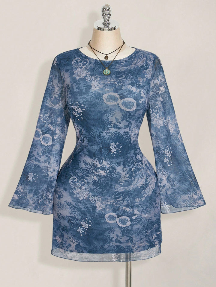 Rochie mini SHEIN, albastru