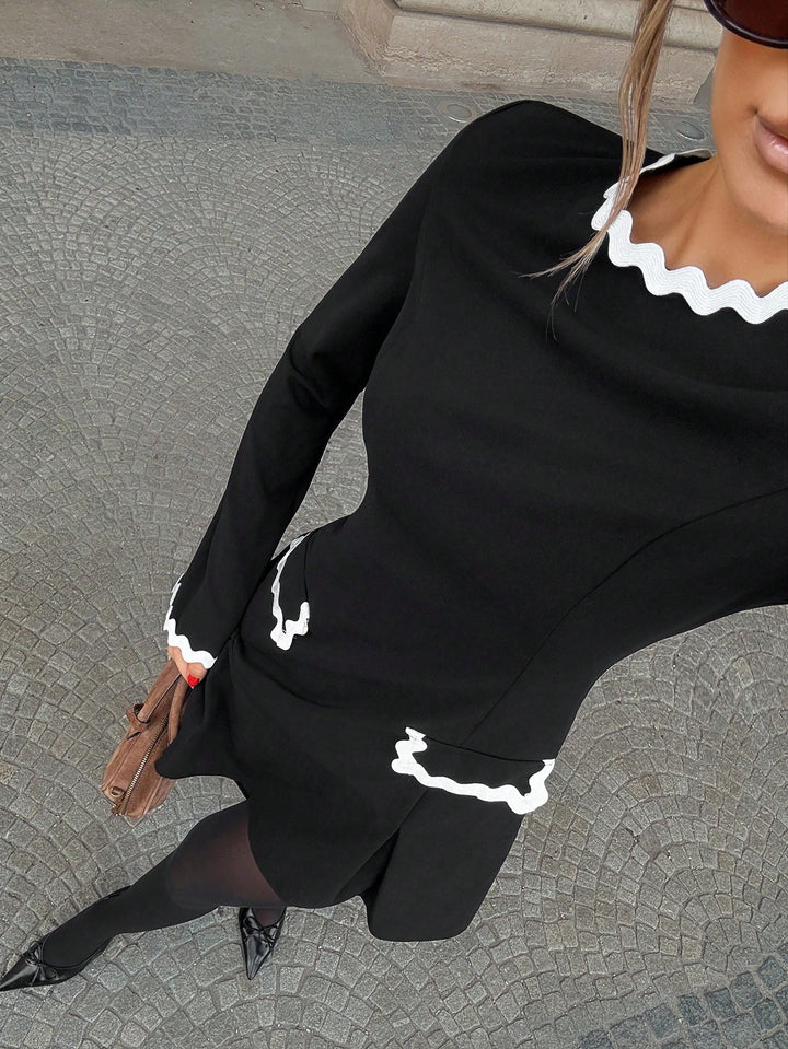 Rochie scurtă SHEIN, negru