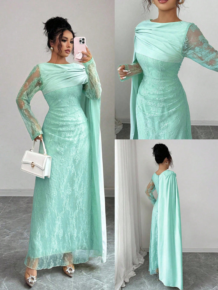 Rochie maxi SHEIN, albastru