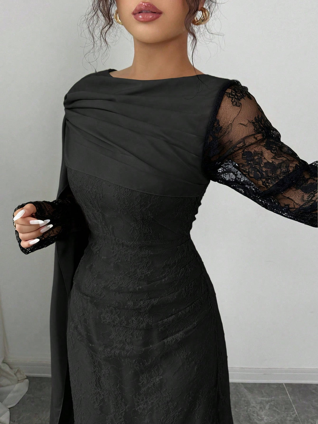 Rochie maxi SHEIN, negru