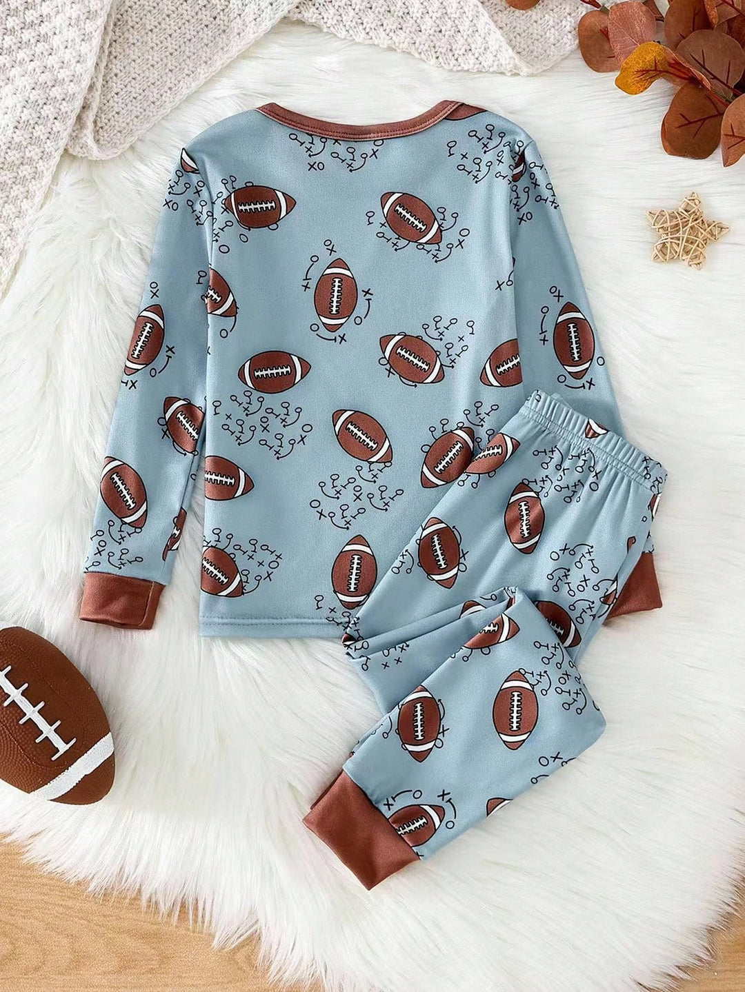 Compleu pijamale SHEIN, albastru