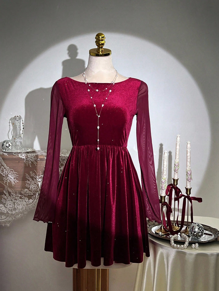 Rochie mini Shein, vișiniu