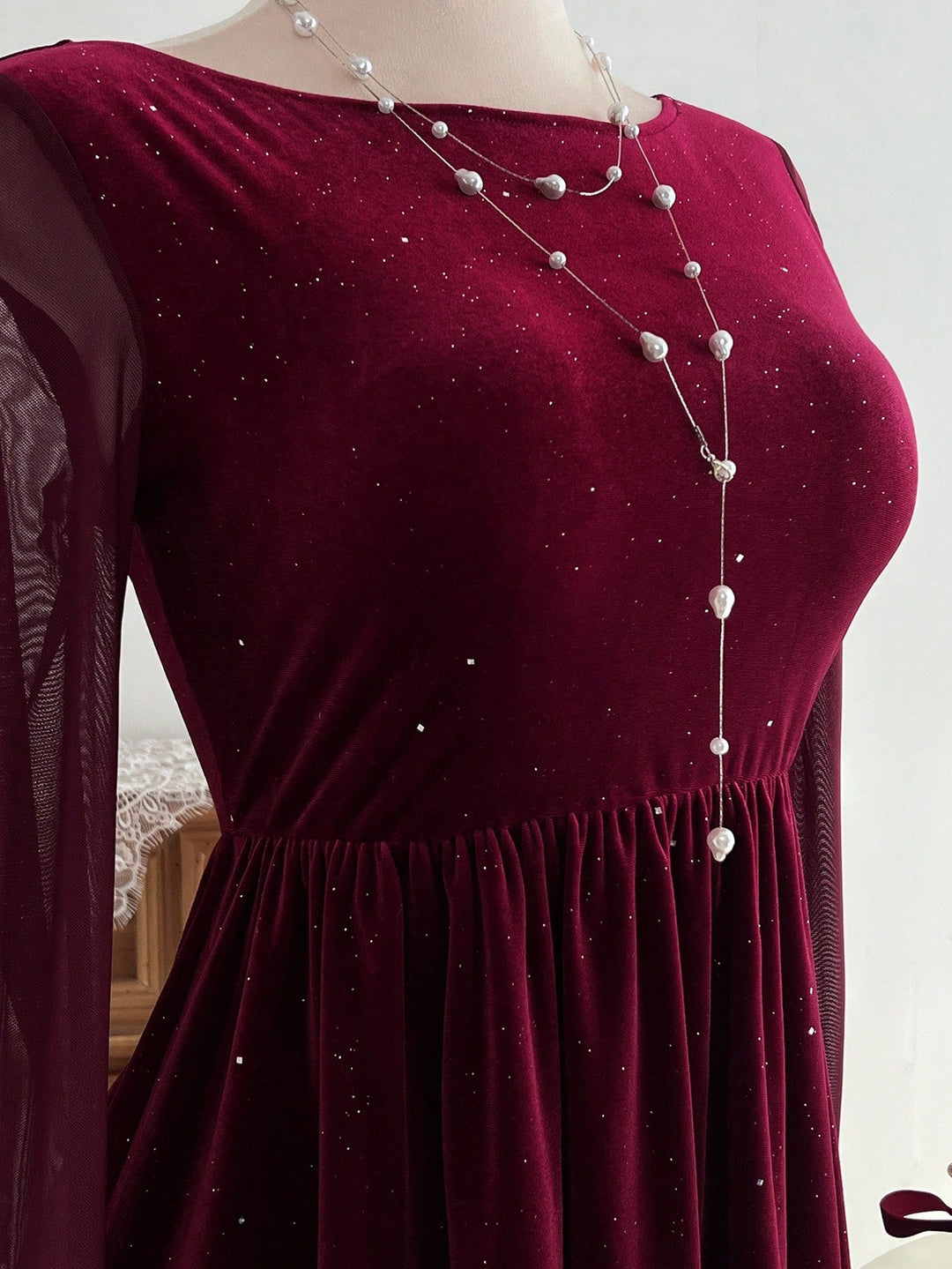 Rochie mini Shein, vișiniu