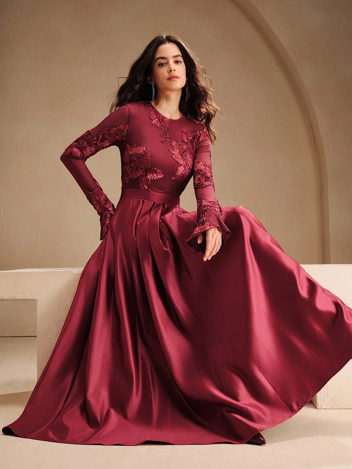 Rochie maxi SHEIN, roșu