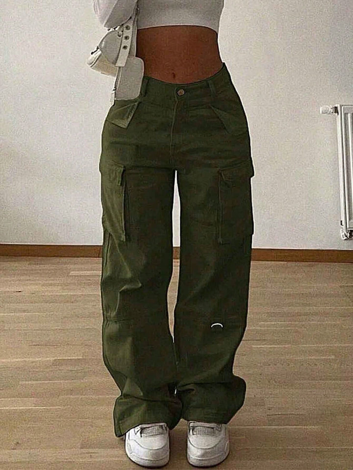 Pantaloni SHEIN, verde