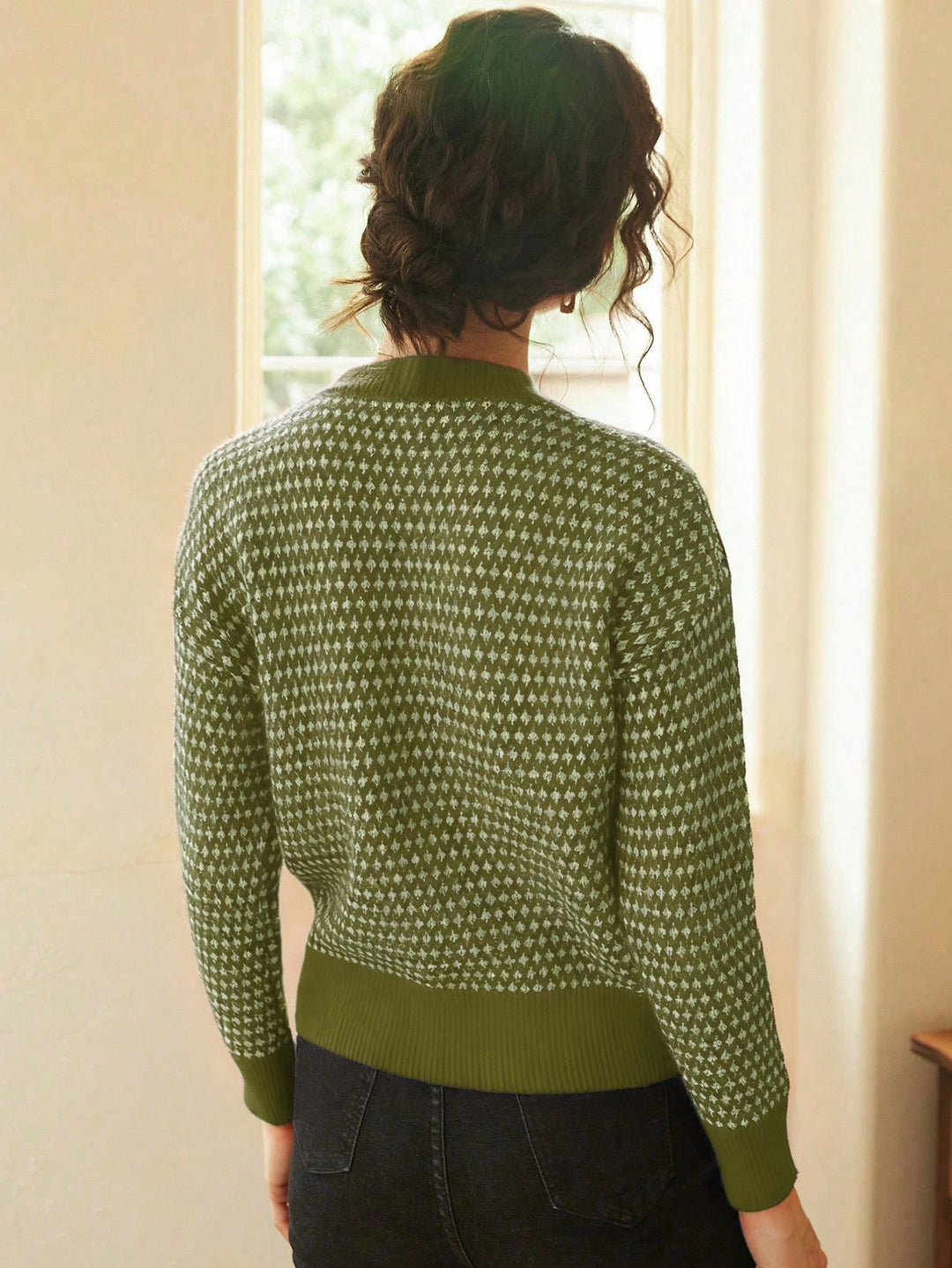 Top SHEIN, verde