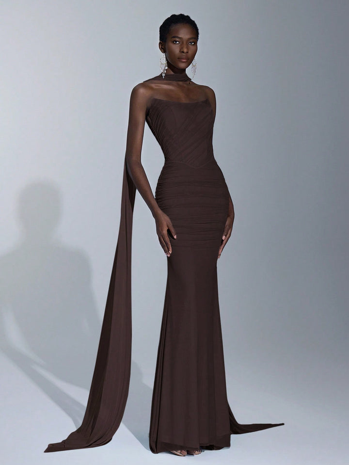 Rochie SHEIN, maro
