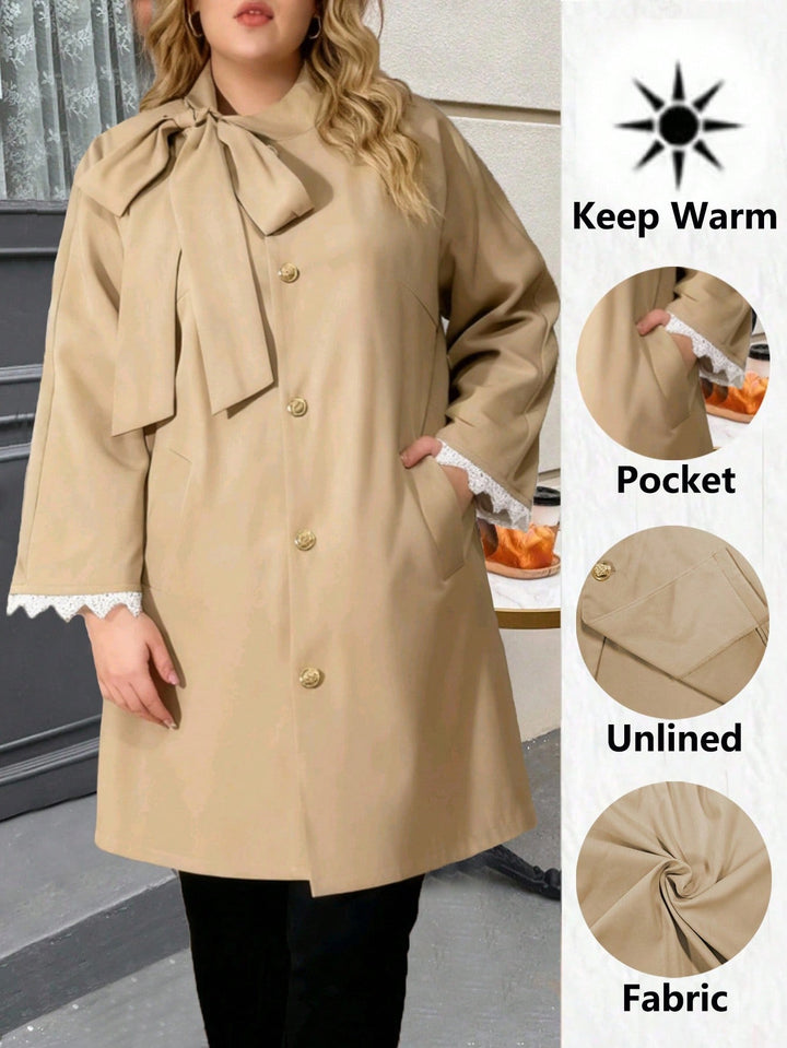 Trench SHEIN, kaki
