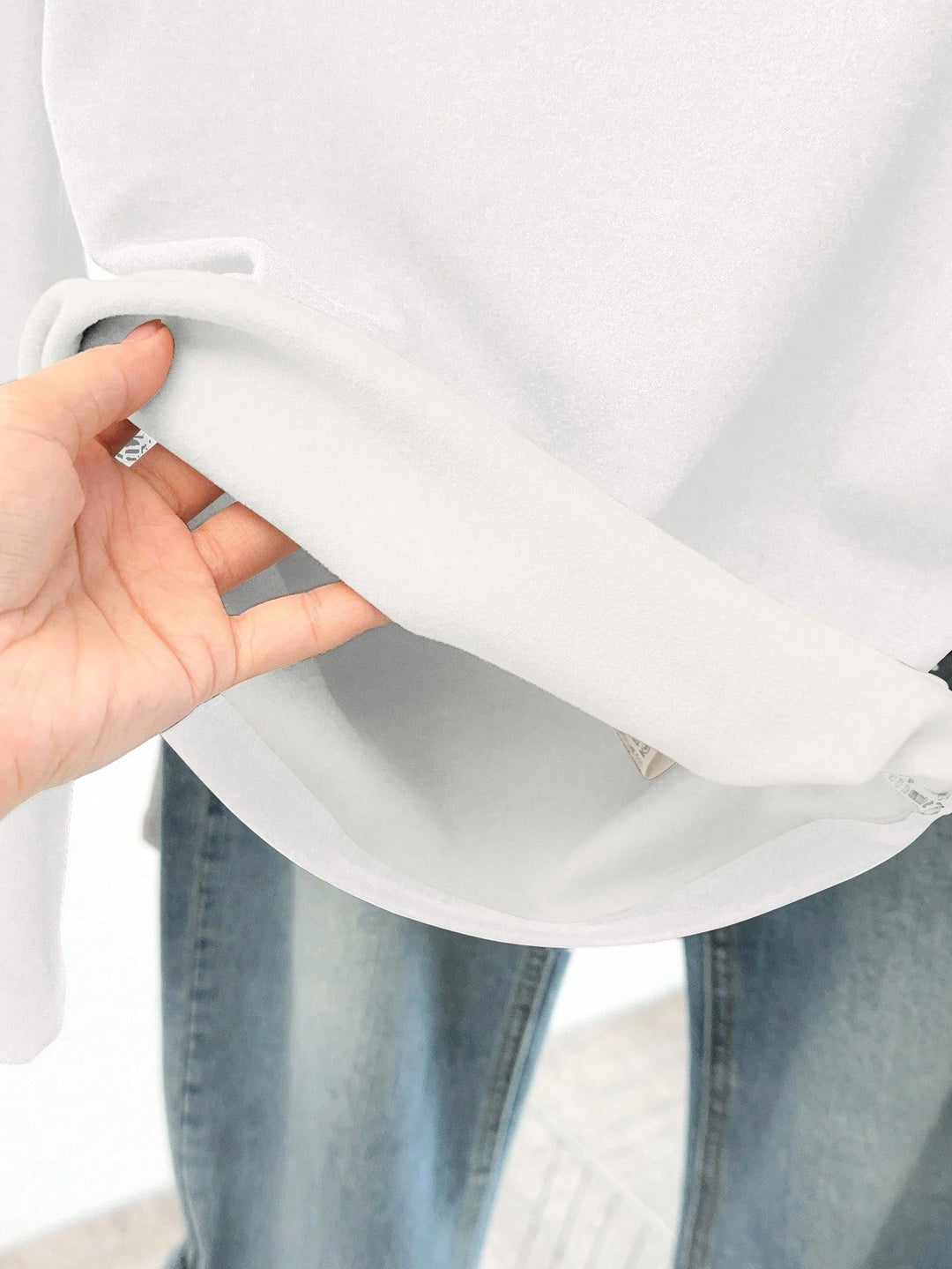 Top SHEIN, alb