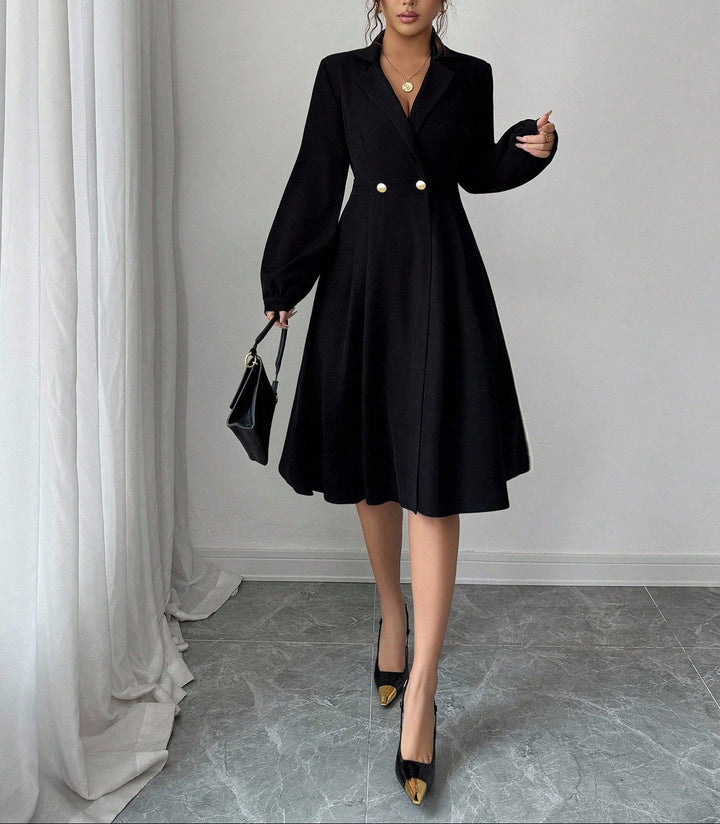 Rochie midi SHEIN, negru