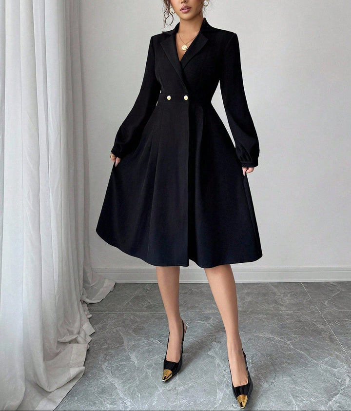 Rochie midi SHEIN, negru