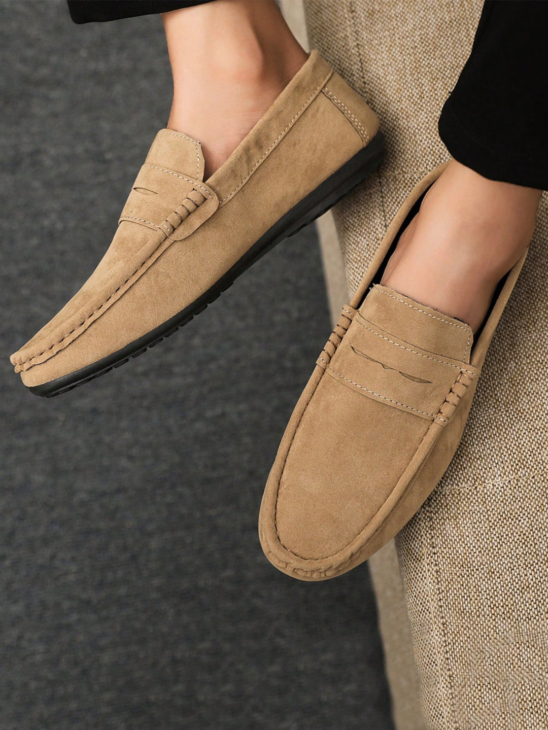 Mocasini SHEIN, bej