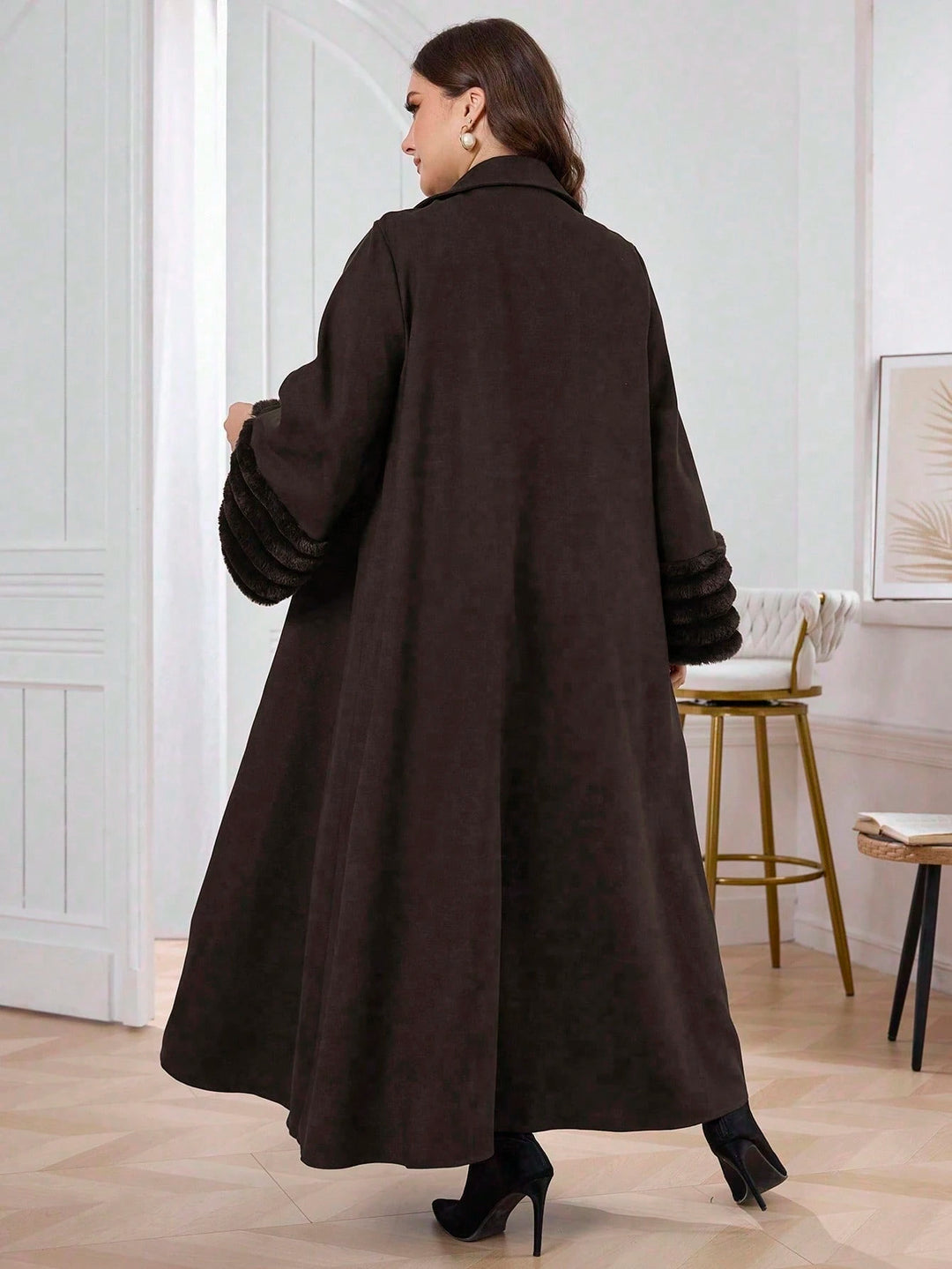 Trench lung SHEIN, maro