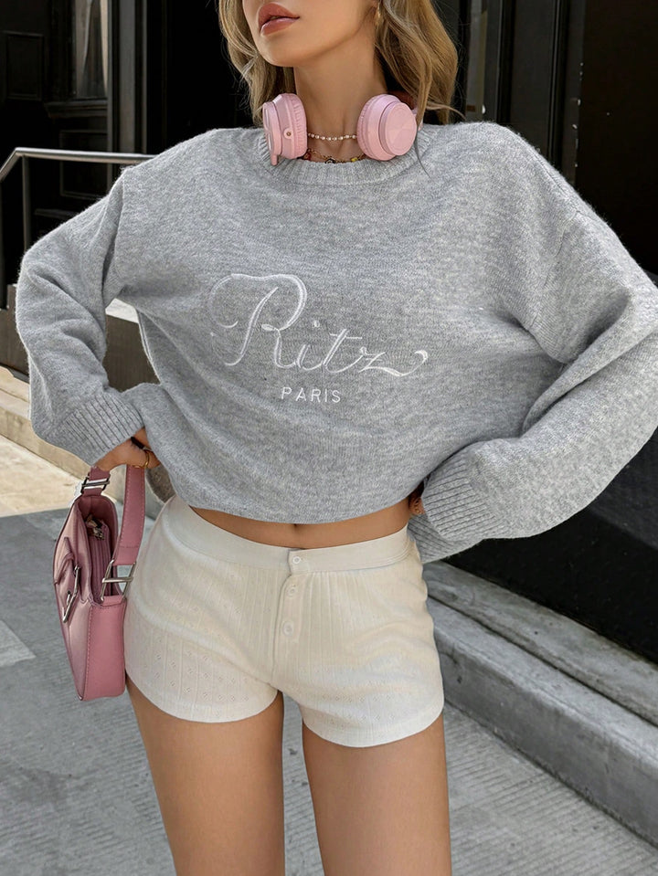 Pulover SHEIN, gri