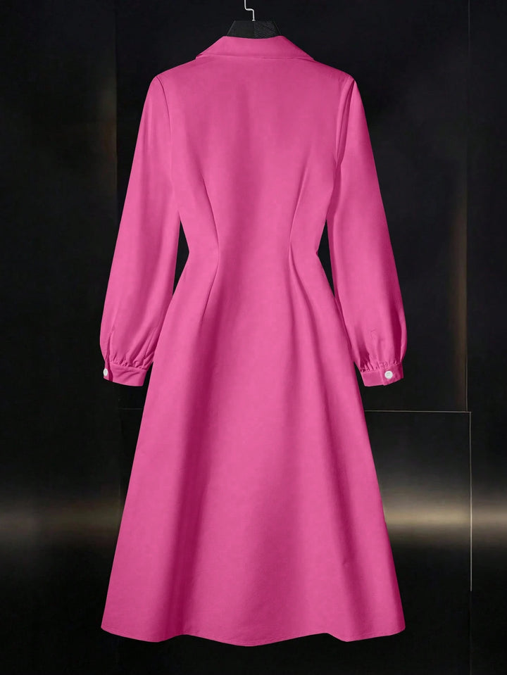 Rochie midi SHEIN, roz