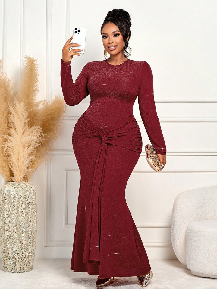 Rochie maxi SHEIN, roșu