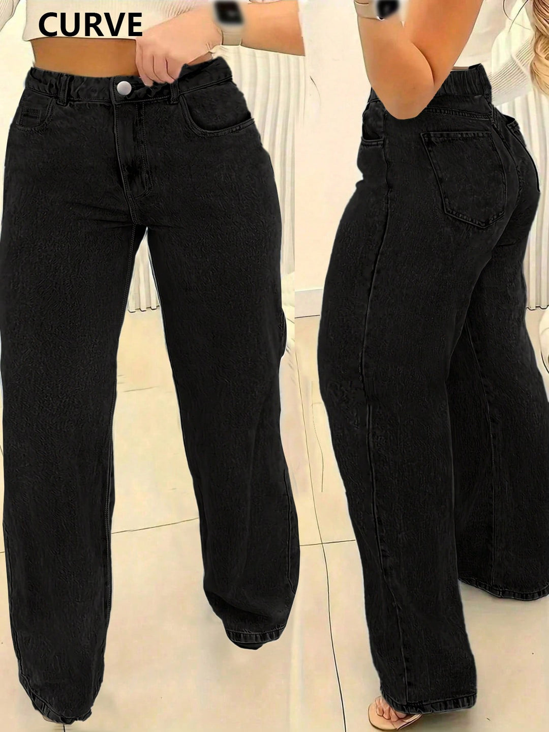 Jeans SHEIN, negru