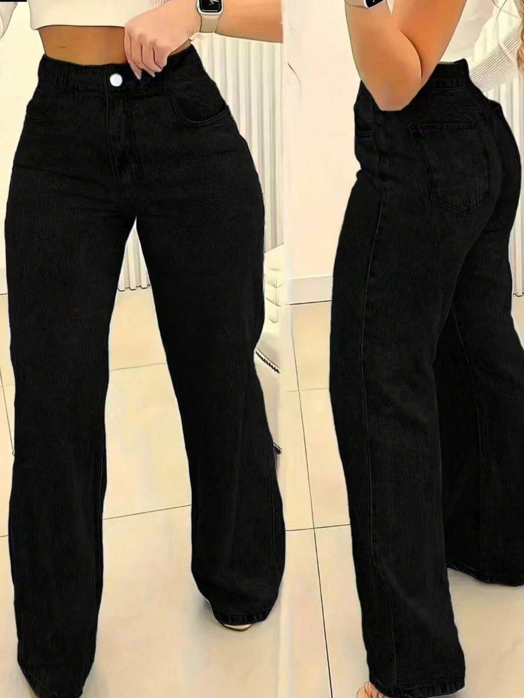 Jeans SHEIN, negru