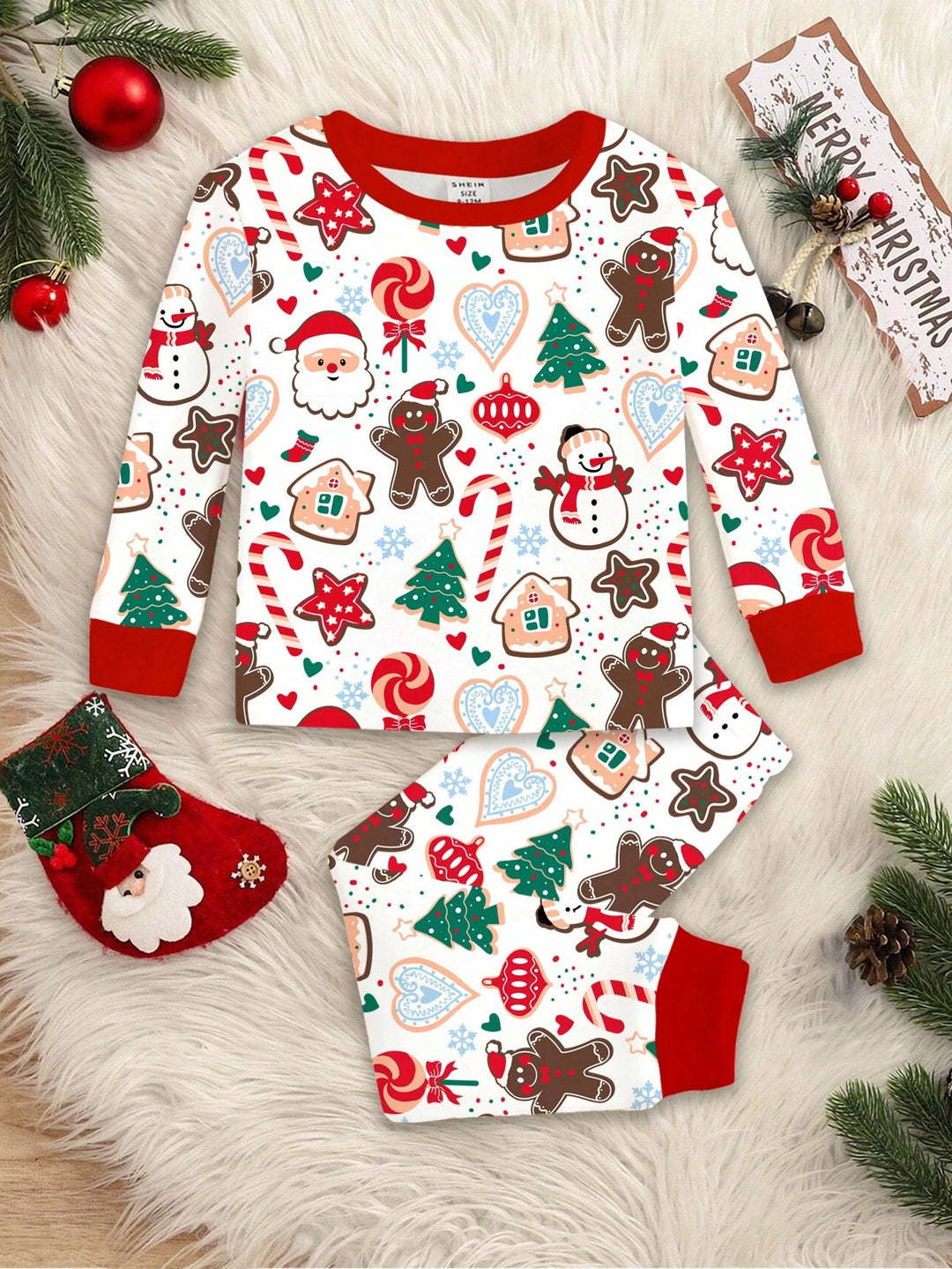 Compleu pijamale Shein, mix culori
