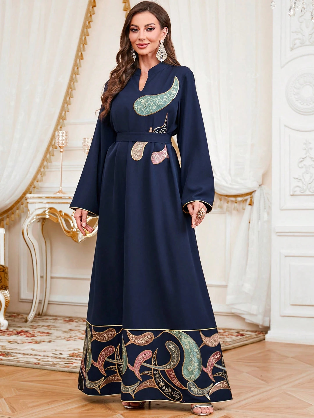 Rochie maxi SHEIN, albastru