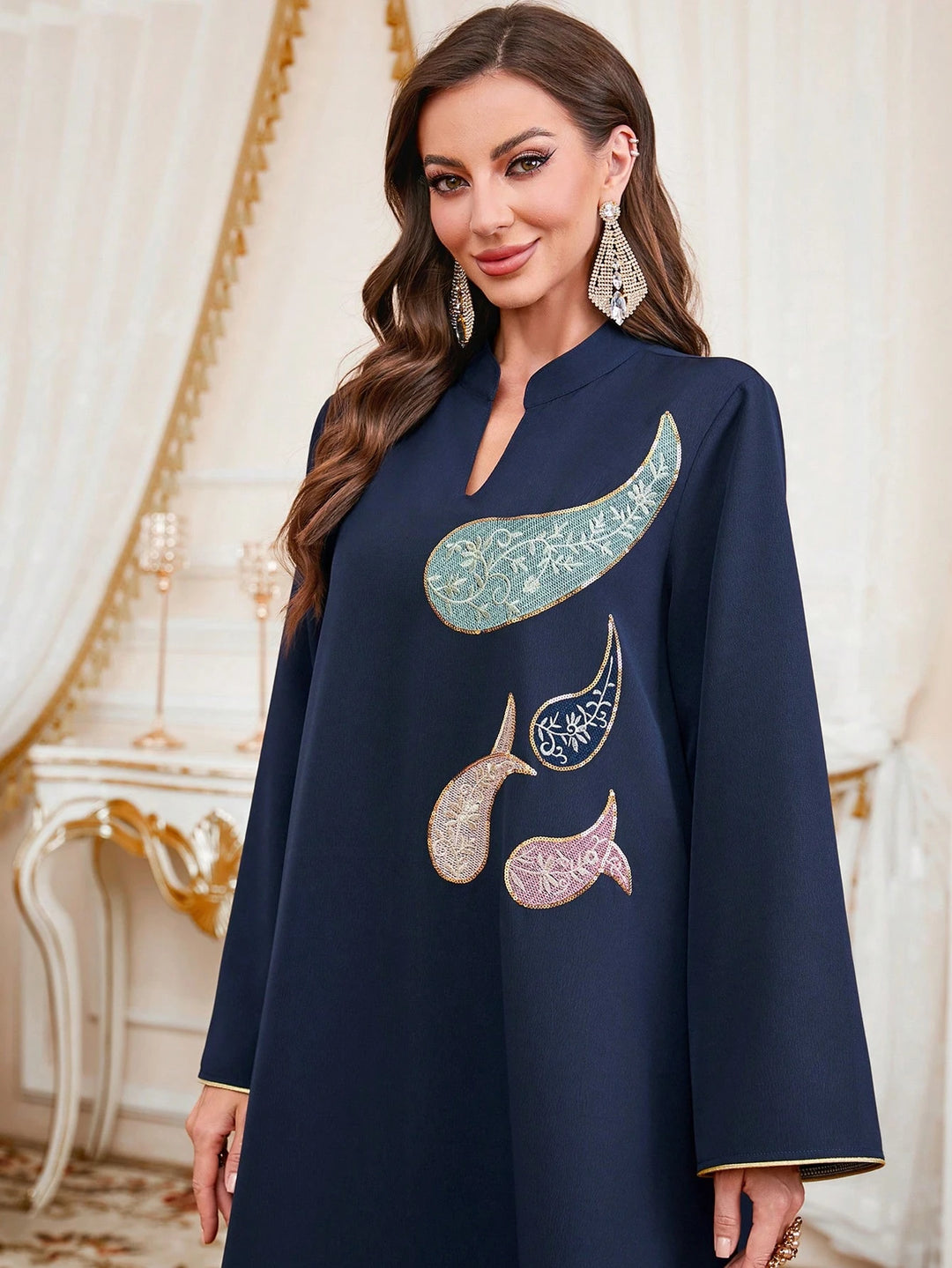 Rochie maxi SHEIN, albastru